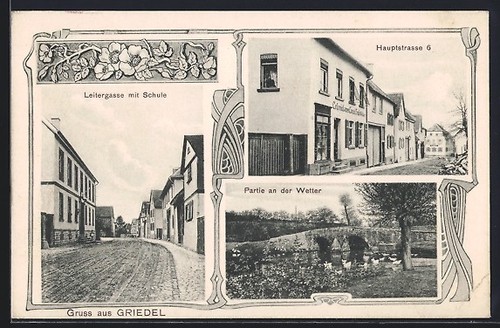 Griedel leitergasse con - ak,